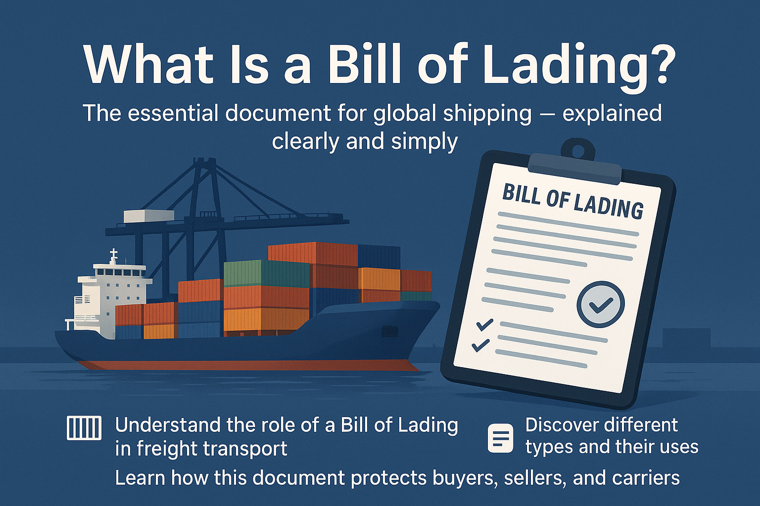 What Is a Bill of Lading